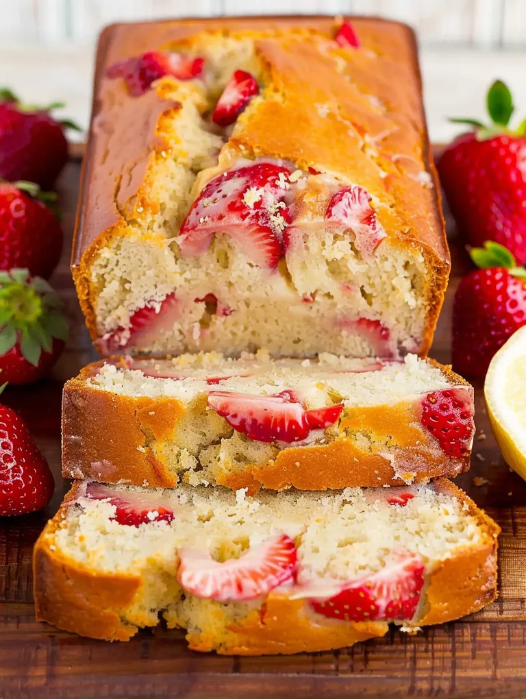A slice of bread with strawberries on top.
