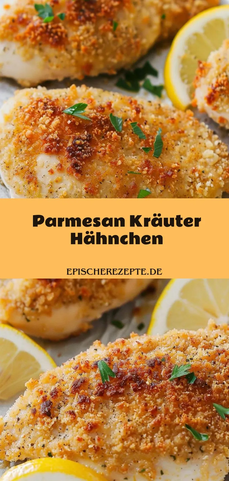 Template of Parmesan Kräuter Hähnchen