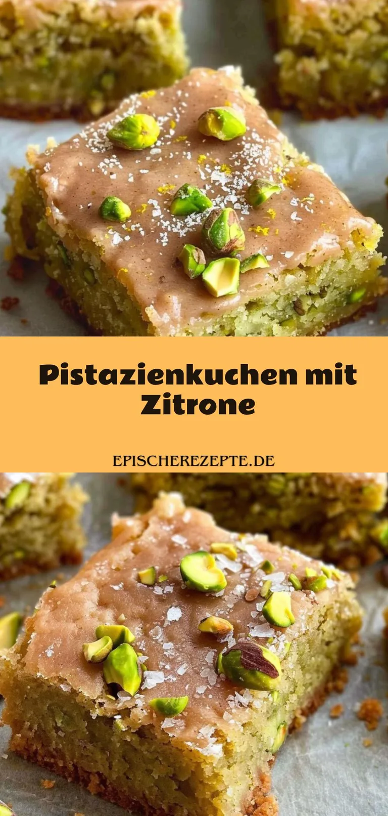 Template of Pistazienkuchen mit Zitrone
