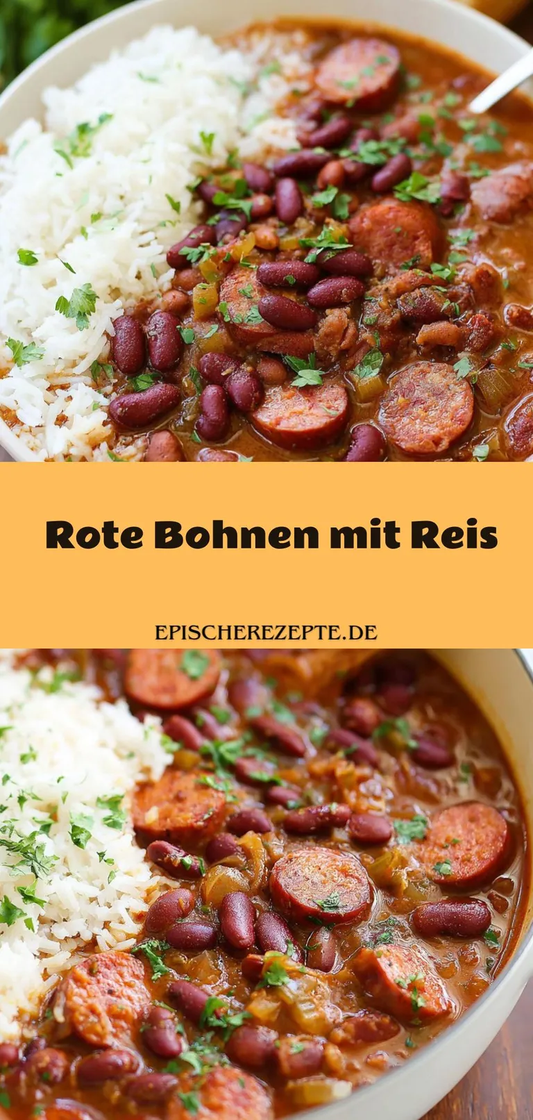 Template of Rote Bohnen mit Reis